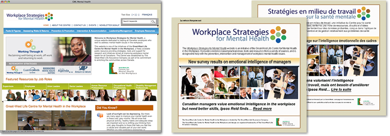 Workplace Strategies for Mental Health, write, consult
